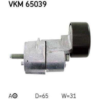 SKF Spannrolle, Keilrippenriemen VKM 65039