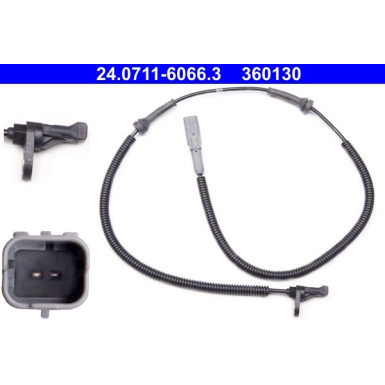 Sensor, Raddrehzahl 24.0711-6066.3