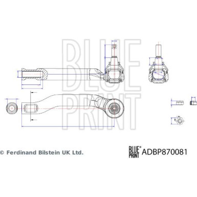 Blue Print Spurstangenkopf ADBP870081