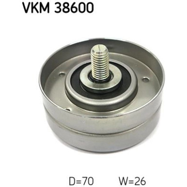 SKF Umlenk-/Führungsrolle, Keilrippenriemen VKM 38600