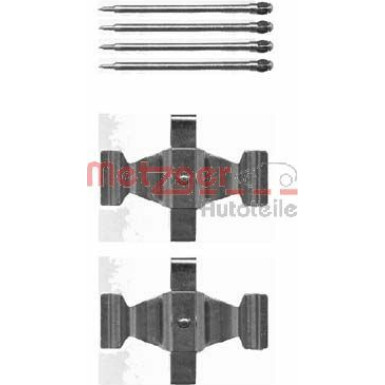 Metzger Zubehörsatz, Scheibenbremsbelag 109-1636