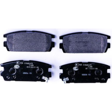 Hella Bremsbelagsatz, Scheibenbremse 8DB 355 011-841 Hella Bremsbelagsatz, Scheibenbremse 8DB 355 011-841