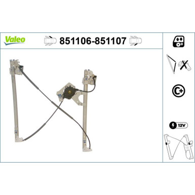 Valeo Fensterheber 851106