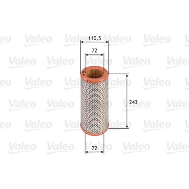 Valeo Luftfilter 585612