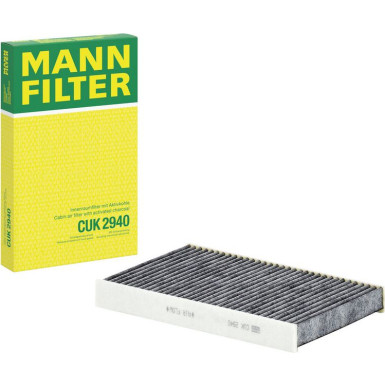 MANN-FILTER CUK 2940 Innenraumfilter, Aktivkohlefilter