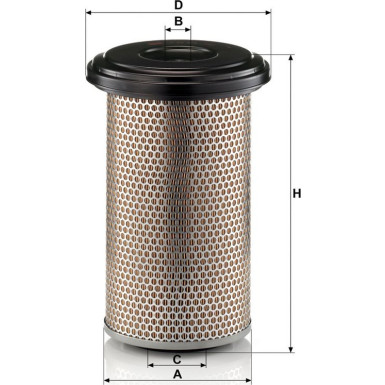MANN-FILTER C 20 325 Sekundärluftfilter