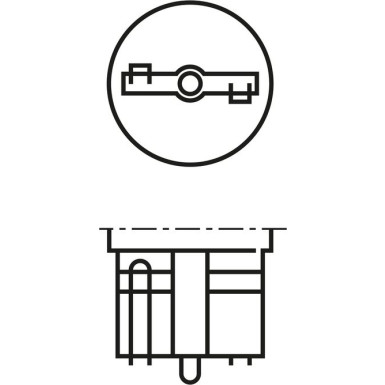 Glühlampe, Blinkleuchte 1 987 302 205 Glühlampe, Blinkleuchte 1 987 302 205