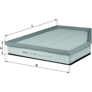 Knecht Luftfilter LX 1261