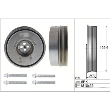 INA Riemenscheibensatz, Kurbelwelle 544 0501 20