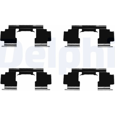 Delphi Zubehörsatz, Scheibenbremsbelag LX0301