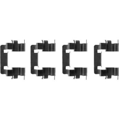 Hella Zubehörsatz, Scheibenbremsbelag 8DZ 355 203-001 Hella Zubehörsatz, Scheibenbremsbelag 8DZ 355 203-001