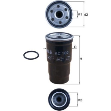 Kraftstofffilter KC 100D Kraftstofffilter KC 100D