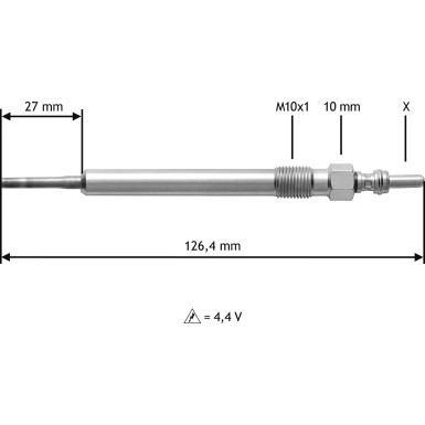 Glühkerze 345183 Glühkerze 345183