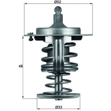 Thermostat, Kühlmittel TX 82 80D Thermostat, Kühlmittel TX 82 80D
