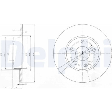 Bremsscheibe BG3840 Bremsscheibe BG3840