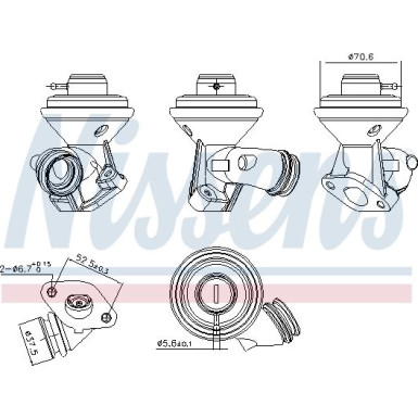 Nissens AGR-Ventil FIRST FIT 98228