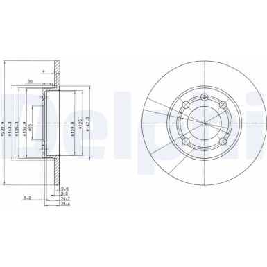 Bremsscheibe BG2911