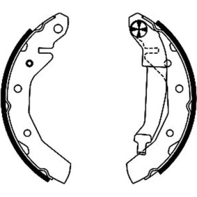 Bremsbackensatz 91054000 Bremsbackensatz 91054000