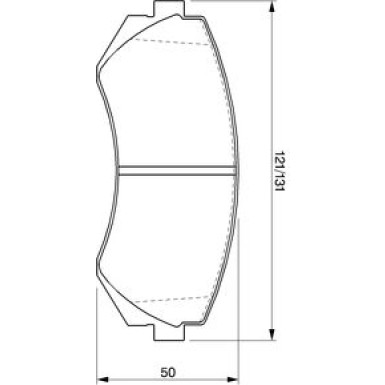 BOSCH Bremsbelagsatz, Scheibenbremse 0 986 424 489 BOSCH Bremsbelagsatz, Scheibenbremse 0 986 424 489