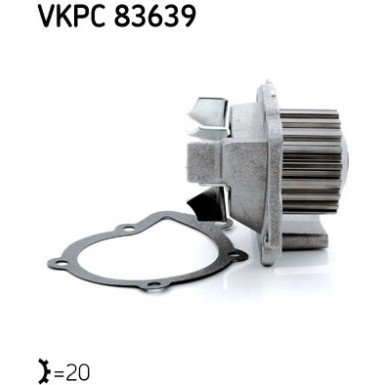 Wasserpumpe VKPC 83639 Wasserpumpe VKPC 83639