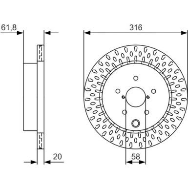 Bremsscheibe 0 986 479 V05