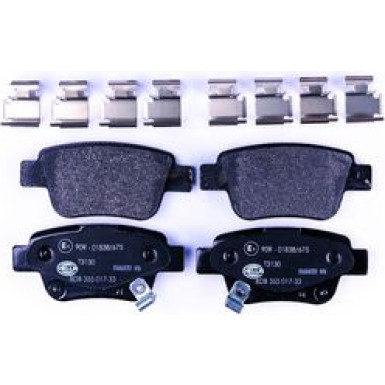 Hella Bremsbelagsatz, Scheibenbremse 8DB 355 017-331 Hella Bremsbelagsatz, Scheibenbremse 8DB 355 017-331