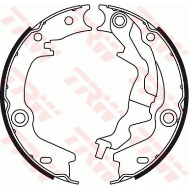 TRW Bremsbackensatz, Feststellbremse GS8781