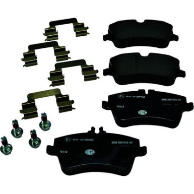 Hella Bremsbelagsatz, Scheibenbremse 8DB 355 018-351 Hella Bremsbelagsatz, Scheibenbremse 8DB 355 018-351