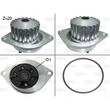 Valeo Wasserpumpe 506290