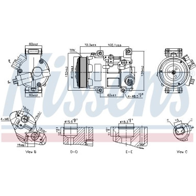 Kompressor, Klimaanlage 89516 Kompressor, Klimaanlage 89516