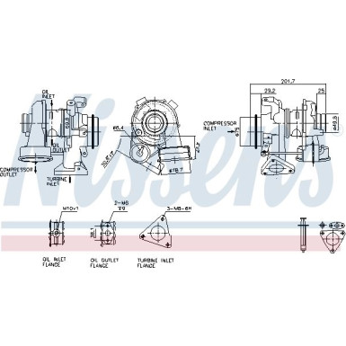 Nissens Turbolader 93081