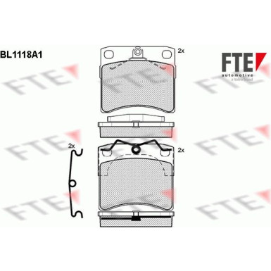 FTE Bremsbelagsatz, Scheibenbremse 9010031