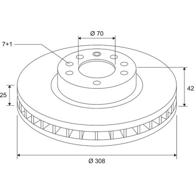 Bremsscheibe 672667