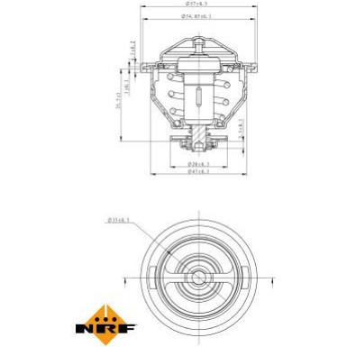 Thermostat, Kühlmittel 725140