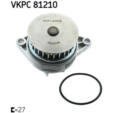 SKF Wasserpumpe VKPC 81210