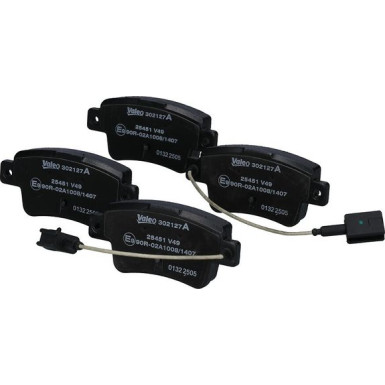Valeo Bremsbelagsatz, Scheibenbremse EXPERT 302127A Valeo Bremsbelagsatz, Scheibenbremse EXPERT 302127A