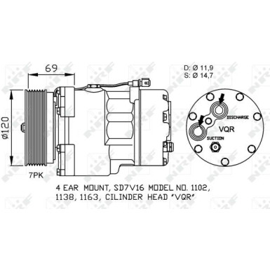 NRF Kompressor, Klimaanlage EASY FIT 32228 NRF Kompressor, Klimaanlage EASY FIT 32228