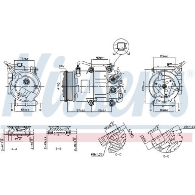 Kompressor, Klimaanlage 890655 Kompressor, Klimaanlage 890655