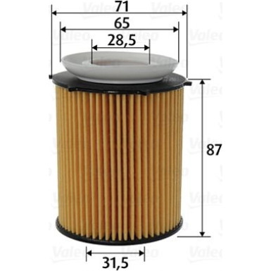Valeo Ölfilter 586618