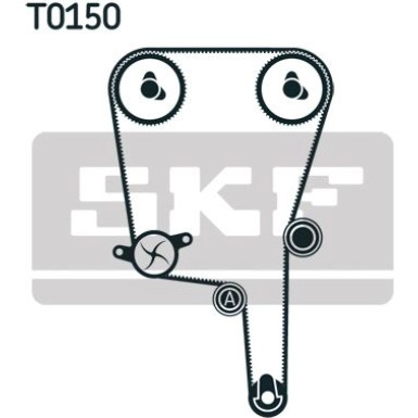 SKF Zahnriemensatz VKMA 01114