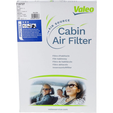 Valeo Filter, Innenraumluft VALEO PROTECT 715727 Valeo Filter, Innenraumluft VALEO PROTECT 715727
