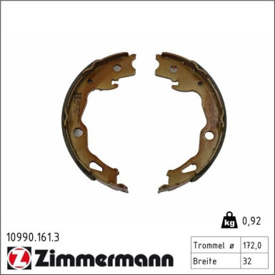 Bremsbackensatz 10990.161.3 Bremsbackensatz 10990.161.3