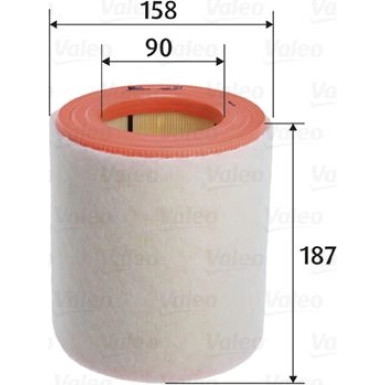 Valeo Luftfilter 585763