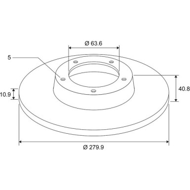 Bremsscheibe 672909