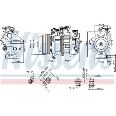 Kompressor, Klimaanlage 890717 Kompressor, Klimaanlage 890717