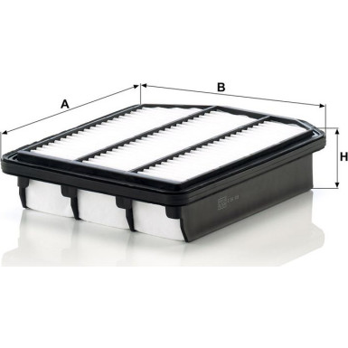MANN-FILTER C 26 018 Luftfilter