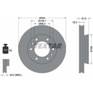 Bremsscheibe 92253403 Bremsscheibe 92253403