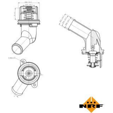 Thermostat, Kühlmittel 725055 Thermostat, Kühlmittel 725055