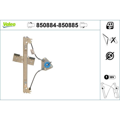 Valeo Fensterheber 850884