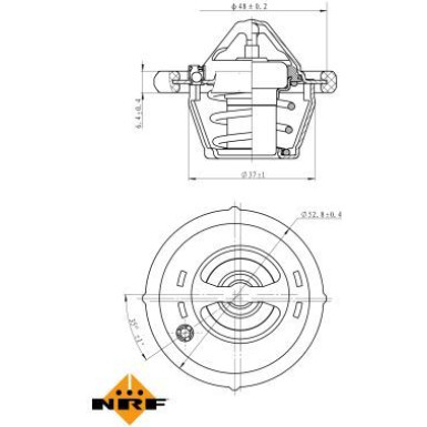 NRF Thermostat, Kühlmittel EASY FIT 725159 NRF Thermostat, Kühlmittel EASY FIT 725159